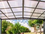 Carport Libeccio 5 med sidopaneler, 3,26x5,09x2,34m, Antracit