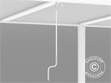 Cenador pérgola bioclimática San Pablo, 3x5,8m, Blanco