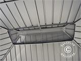 Tenda Gazebo Santa Fe c/ cortinas e rede de mosquito, 3x4,25m, Preto