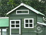 Chicken coop/Hen house, 0.95x2.25x1.43 m, Green/White