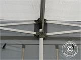Gazebo pieghevole FleXtents PRO Trapezo 2x3m Grigio, inclusi 4 fianchi