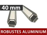 Faltzelt FleXtents PRO mit vollflächigem Digitaldruck, 2x2m