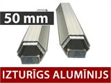 Saliekamā nojume FleXtents Xtreme 50 4x8m Melns, ar 6 sānu sienām Saliekamā nojume FleXtents Xtreme 50 4x8m Melns, ar 6 sānu sienām