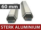 Vouwtent FleXtents Xtreme 60 4x4m Blauw, inkl 4 Zijwanden
