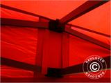 Pop up gazebo FleXtents Basic v.2, 4x4 m Red