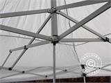 Vouwtent/Easy up tent FleXtents PRO 5x5m Wit, inkl. 4 Zijwanden