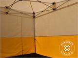 Pop up gazebo FleXtents® PRO 3x3 m, PVC, Work tent, Flame retardant, incl. 4 sidewalls