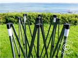 Pop up gazebo FleXtents Steel 4x4 m White, incl. 4 sidewalls Pop up gazebo FleXtents Steel 4x4 m White, incl. 4 sidewalls