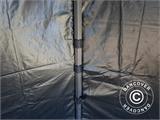 Carpa plegable FleXtents Basic v.2, 2x2m Negro, Incl. 4 lados