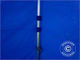 Pop up gazebo FleXtents PRO 3x6 m Blue, incl. 6 decorative curtains