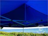 Carpa plegable FleXtents PRO 3x3m Azul, Incl. 4 cortinas decorativas