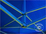 Faltzelt FleXtents Xtreme 50 3x3m Blau, mit 4 Seitenwänden