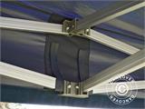 Faltzelt FleXtents Xtreme 50 3x3m Dunkeblau, mit 4 Seitenwänden