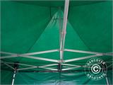 Faltzelt FleXtents PRO 3x3m Grün, mit 4 Seitenwänden