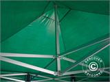 Pop up gazebo FleXtents PRO 3x3 m Green, incl. 4 decorative curtains