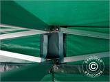 Carpa plegable FleXtents PRO 3x3m Verde, Incl. 4 lados