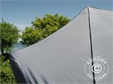 Tente Pliante FleXtents PRO 3x6m Gris, avec 6 cotés