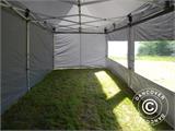 Vouwtent/Easy up tent FleXtents PRO 3x6m Grijs, inkl. 6 Zijwanden