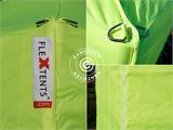 Carpa plegable FleXtents Xtreme 50 3x3m Amarillo Flúor/verde, Incl. 4 lados