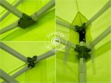 Faltzelt FleXtents PRO 4x4m Neongelb/grün, mit 4 Seitenwänden