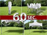 Gazebo pieghevole FleXtents PRO "Arched" 3x3m Bianco, inclusi 4 fianchi