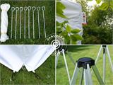 Pop up gazebo FleXtents PRO Vintage Style 4x8 m White, incl. 6 sidewalls