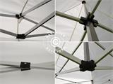 Pop up gazebo FleXtents PRO 4x8 m White, incl. 6 sidewalls