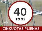 Šiltnamio polikarbonatas, Strong NOVA 30m², 3x10m, Sidabrinės spalvos