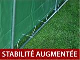 Abri pour bétail 3,3x6x2,4m, PVC, Vert Abri pour bétail 3,3x6x2,4m, PVC, Vert
