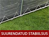 Eluskarja varjualune 3,3x6x2,4m, PVC, Hall