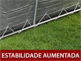 Tenda de armazenamento PRO 2,4x6x2,34m PE, Cinza Tenda de armazenamento PRO 2,4x6x2,34m PE, Cinza
