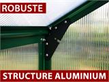 Serre en polycarbonate 5,7m², Palram/Canopia, 1,85x3,06x2,08m, Vert Serre en polycarbonate 5,7m², Palram/Canopia, 1,85x3,06x2,08m, Vert