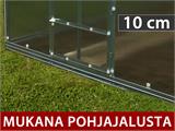 Kasvihuone polykarbonaatti TITAN Arch 320, 36m², 3x12m, Hopea Kasvihuone polykarbonaatti TITAN Arch 320, 36m², 3x12m, Hopea