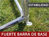 Carpa para fiestas, SEMI PRO Plus CombiTents® 6x12m 4 en 1, Blanco/Gris Carpa para fiestas, SEMI PRO Plus CombiTents® 6x12m 4 en 1, Blanco/Gris