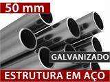 Tenda de armazenagem PRO 5x8x2x3,39m, PE, Cinza Tenda de armazenagem PRO 5x8x2x3,39m, PE, Cinza