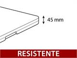 Mesa de banquete PRO 182x74x74cm, Luz cinza (1 unid.)