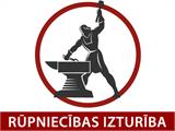 Noliktavas telts, noliktavas angārs 10x15x5,54m, PVC, Zaļš