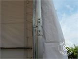 Tente de stockage Oceancover 5,5x20x4,1x5,3m, PVC, Blanc