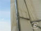 Carpas de almacén Oceancover 5,5x15x4,1x5,3m, PE, Blanco