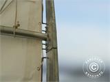 Carpas de almacén Oceancover 5,5x15x4,1x5,3m, PE, Blanco