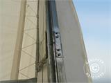 Carpas de almacén Oceancover 5,5x15x4,1x5,3m, PE, Blanco