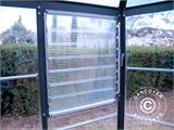 Orangeri/Drivhus polycarbonat OASIS, Sekskantet 8,6m², Palram/Canopia, 3,16x3,63x2,89m, Antracit