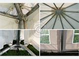 Carpa Pagoda Exclusive 4x4m PVC, Blanco