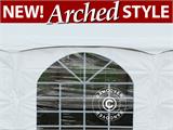 Marquee Exclusive 6x12 m PVC, "Arched", White