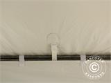 Tente de réception Pagode PartyZone 6x6m, PVC, Blanc Tente de réception Pagode PartyZone 6x6m, PVC, Blanc