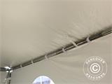 Tente de réception Pagode PartyZone 6x6m, PVC, Blanc Tente de réception Pagode PartyZone 6x6m, PVC, Blanc
