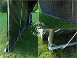 Carpa de almacenamiento PRO 2,4x6x2,34m PE, Gris Carpa de almacenamiento PRO 2,4x6x2,34m PE, Gris