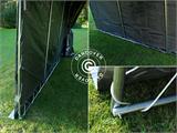 Carpa de almacenamiento PRO 2,4x3,6x2,34m PE, Gris