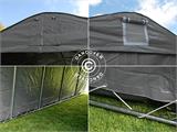 Carpa de almacenamiento PRO 2,4x6x2,34m PE, Gris Carpa de almacenamiento PRO 2,4x6x2,34m PE, Gris