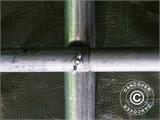 Lagerzelt PRO 2x3x2m PE, mit Bodenplane, Grün/Grau